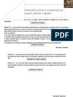 De La Responsabilidad Penal y de Las Circunstancias