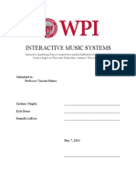 Interactive Music Systems 2014