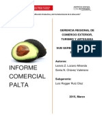 Informe Comercial Palta