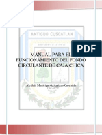 Manual para El Funcionamiento Del Fondo Circulante de Caja Chica