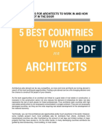 5 Best Countries For Architects To Work in and How To Get Your Foot in The Door