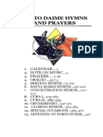 Santo Daime Hymns and Prayers: 1. Calendar 2. Note On Music 3. Prayers