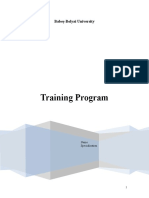 Training Plan Structure