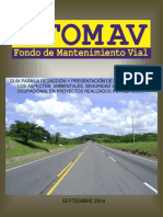 Guía para Elaboración de Informe Ambiental Seguridad Vial e Higiene Ocupacional FOMAV 2014