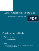 Local Anesthetics in The Face