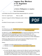 Lawyers League for Better Philippines vs Aquino - Case Digest