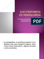 Electroforesis en Hemoglobina