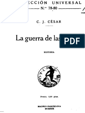 298px x 396px - Comentario de La Guerra de Las Galias PDF | PDF | Republica Romana |  BiÃ³grafos de pueblos antiguos