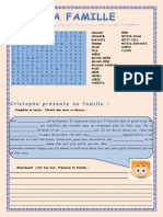 La Famille Feuille Dexercices Fiche Pedagogique Liste de Voca - 67598