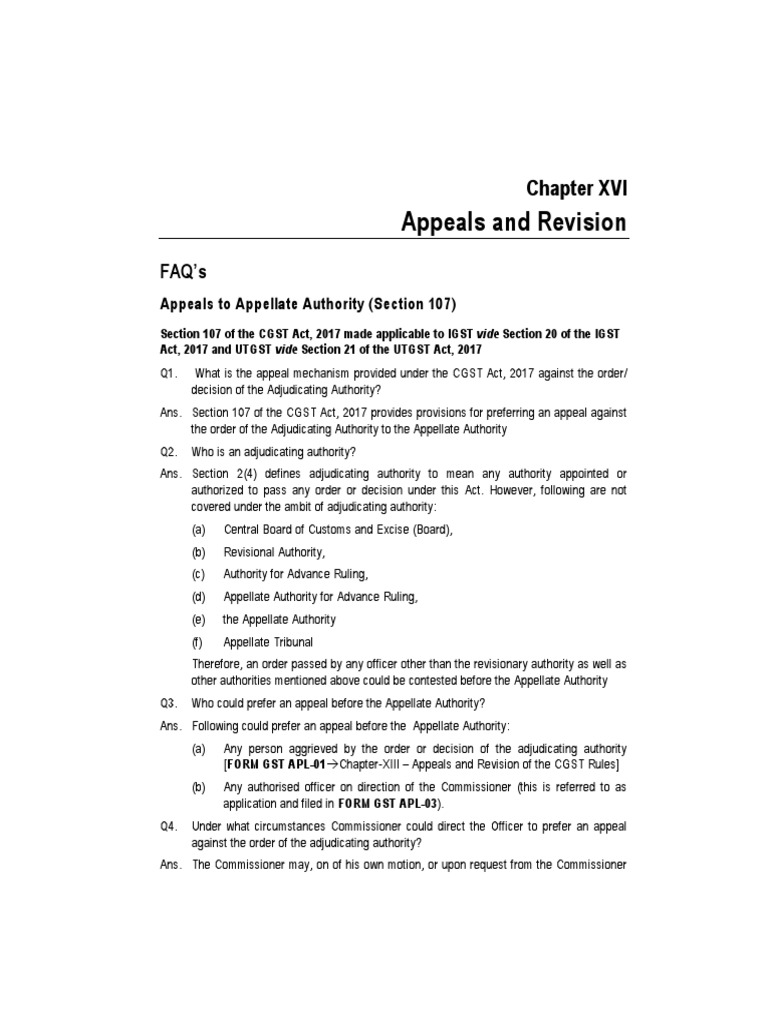 GST Appeals and Revision | PDF | Supreme Courts | Jurisdiction