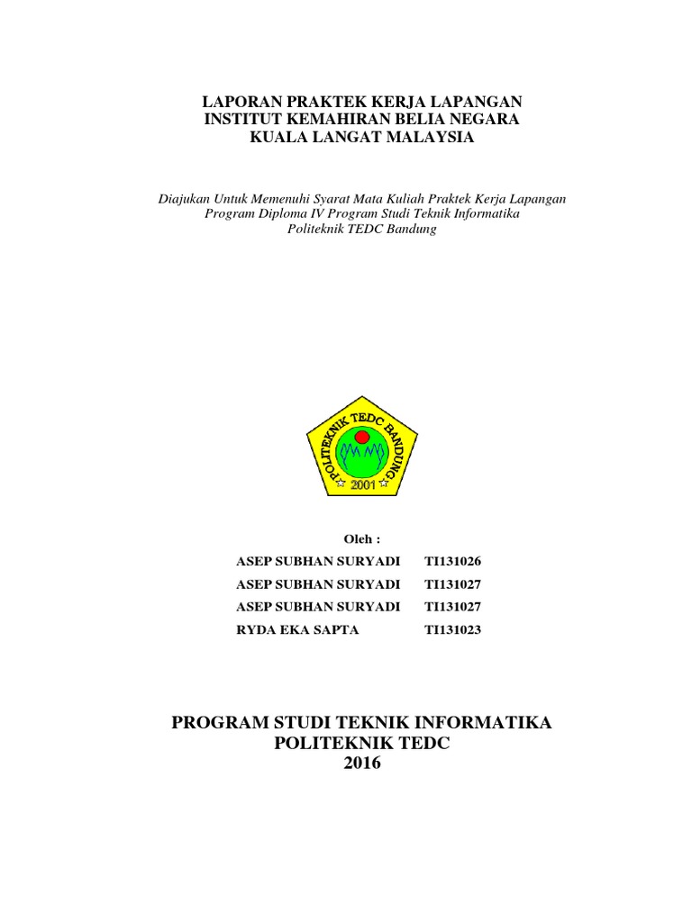 Laporan Prakkerin Ikbn Malysia