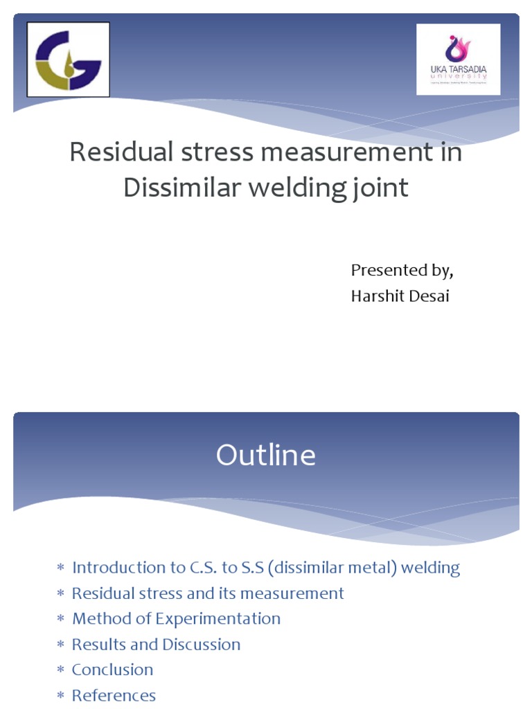 Residual Stress in Dissimilar Welding | PDF | Welding | Construction