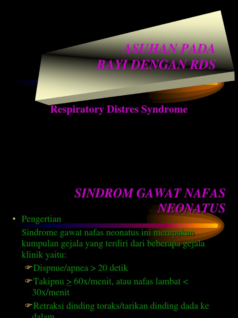 Asuhan Bayi dengan RDS dan Penyebabnya | PDF | Sains & Matematika