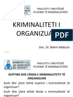 Krimi Organizuar Ligjeratat