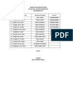 Jadwal Kunjugan Asesor