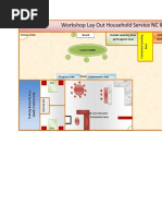 Workshop Lay Out Household Service NC II: Board Distant Learning Area and Support Area Tool Room