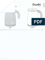 Dualit Milk Frother Instruction Manual DMF1 and DMF2