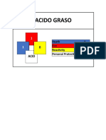 Acido Graso: Heath 1 Fire 1 Reactivity 0 Personal Protection Acid