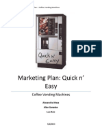Marketing Plan Coffee Vending Machines