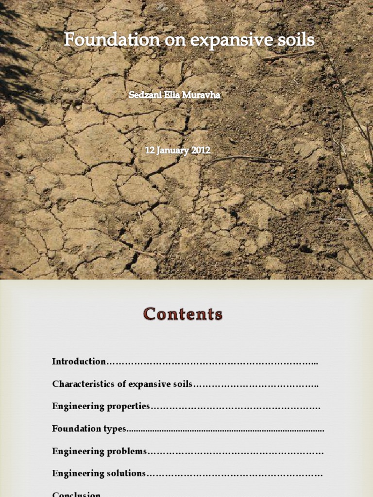 Foundations on Expansive Soils Explained | PDF | Foundation ...