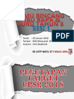 Penetapan Target Upsr 2018