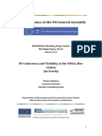 Working Paper 2 EU Coherence and Visibility at The UNGA After Lisbon