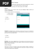 Documentation - Arduino Programming Language