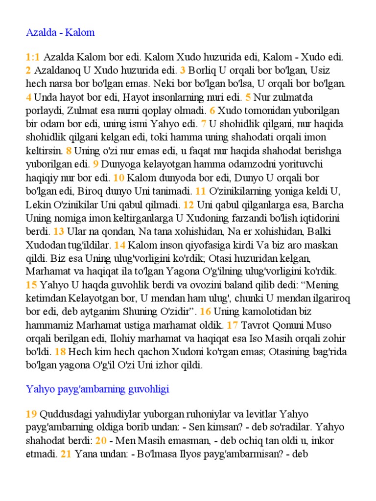 Raqamlar bilan kok ranglar