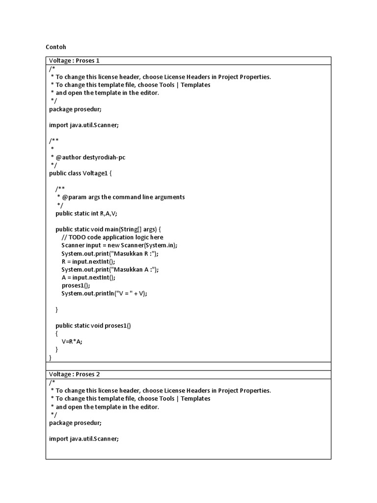 Contoh Program Prosedur Pdf Java Programming Language Computer