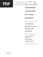 A Identidade Civilizacional Da Europa Ocidental