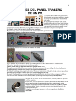 Conectores Del Panel Trasero de Un PC