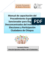 Manual de Capacitación Del Procedimiento Especial Sancionador - reviSADO