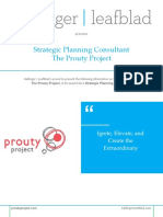Executive Position Profile - Prouty Project - Strategic Planning Consultant