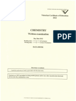 Annotated Vcaa Chemistry Data Booklet