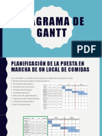 Diagrama de Gantt