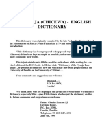 (Chinyanja) Chewa - English Dictionaryvermeullen PDF
