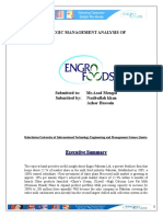 Strategic Management Analysis of Engro Foods