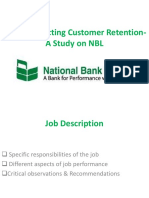 Factors Affecting Customer Retention-A Study On NBL