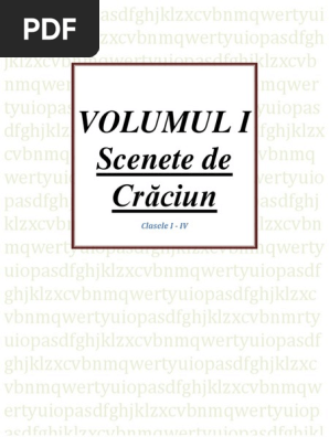 170664068 Part I Scenete De Craciun Pdf