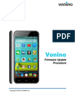 Vonino Procedura Actualizare Software ENG