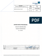 Ev. A - Spare Parts Procedure