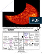 Efemerides Astronomicas Febrero 2018-Grupo Kepler Bucaramanga