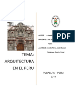 Arquitectura en El Perú