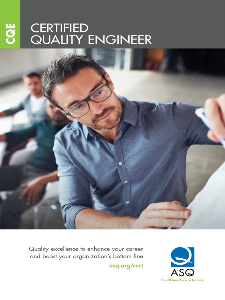 CERTIFIED Quality Engineer PDF Reliability Engineering Statistics