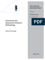 Greenhouse Gas Assessment Emissions Methodology