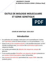 Genetique1an16-Biologie Moleculaire Genie Genetique