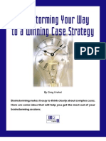 Brainstorming Your Way To A Winning Case Strategy
