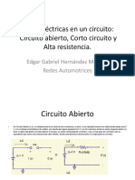 Fallas Eléctricas en Un Circuito