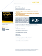 Beginning Spring Boot 2: Printed Book