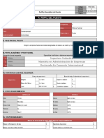 Formato Perfil y Descriptor